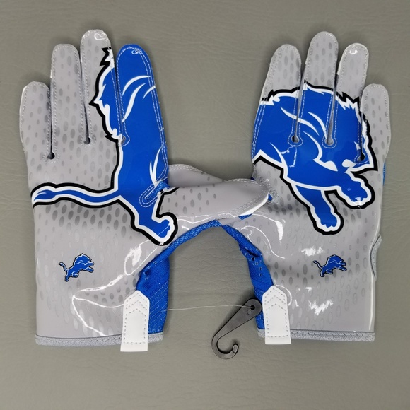 Nike Vapor Knit Detroit Lions NFL Football Gloves - Picture 2 of 5